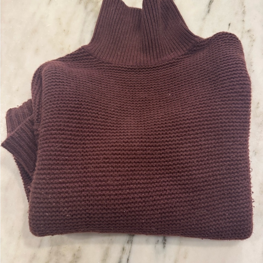 Vince burgundy Knit Pullover - Picture 2 of 3